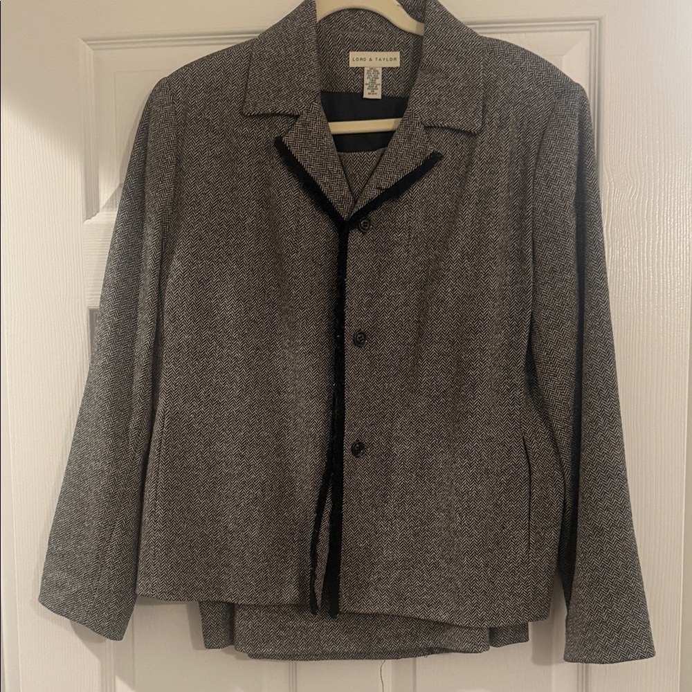 Lord & Taylor Gray suit